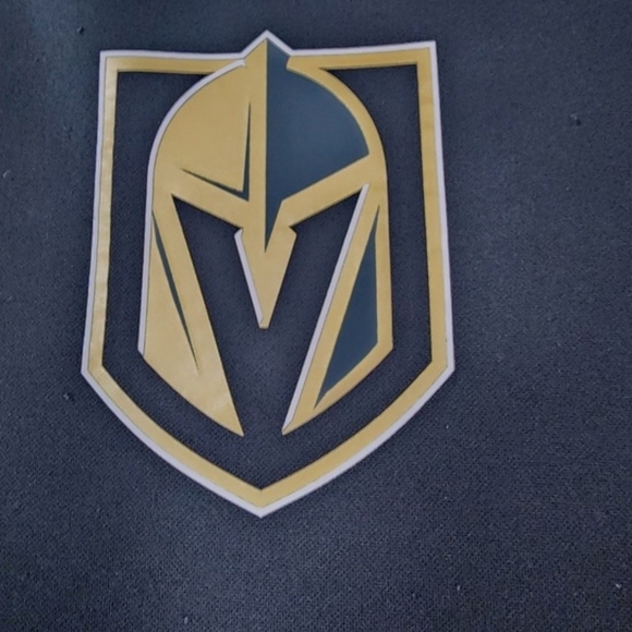Adidas Vegas Golden Knights NHL Sweater I  Zipper Pockets Men's Size Large (EUC) - Picture 3 of 10